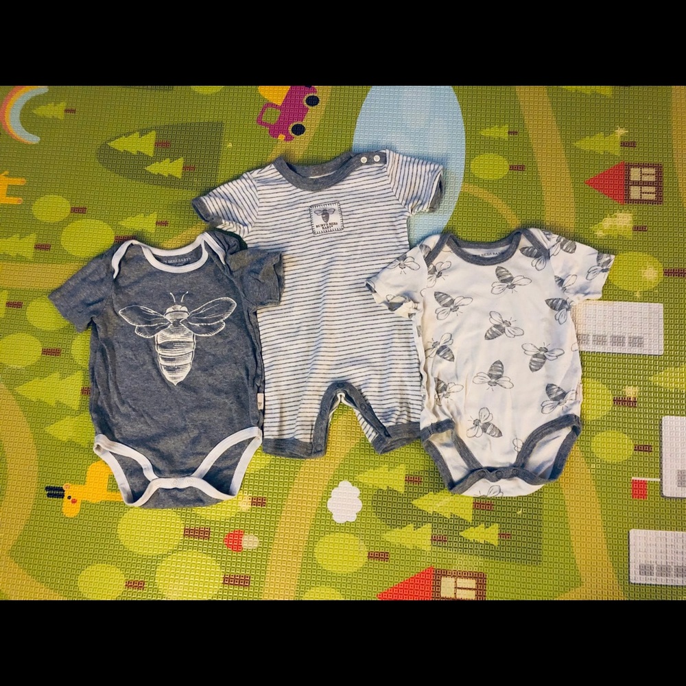Burt’s Bee Baby onesies